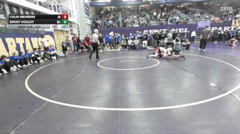 157 lbs Cons. Round 3 - Brody Dooley, Belgrade vs Colin Mehrens, Helena
