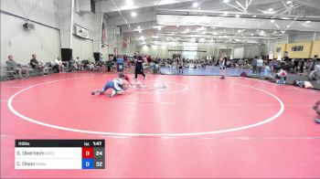 110 lbs Semifinal - Gabriel Oberheim, Team Gotcha vs Camden Olson, South Hills Wrestling Academy