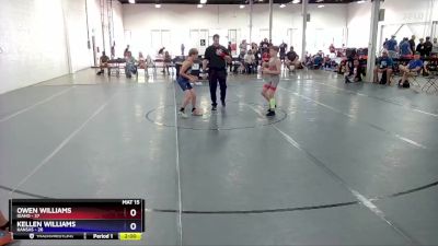 92 lbs Placement Matches (8 Team) - Owen Williams, Idaho vs Kellen Williams, Kansas