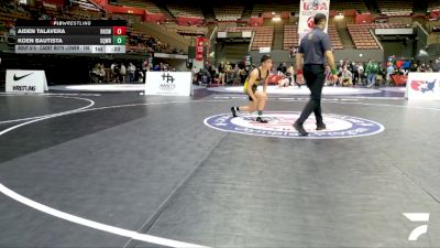 Cadet Boys Lower - 113 lbs Champ. Round 3 - Santos Tizoc, Silver Creek WC vs Jesse Saldana-Rivera, CORE Wrestling