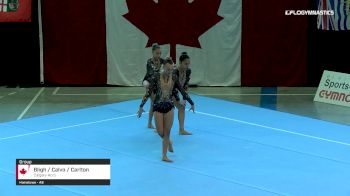 Bligh / Calvo / Carlton - Group, Calgary Acro - 2019 Canadian Gymnastics Championships - Acro