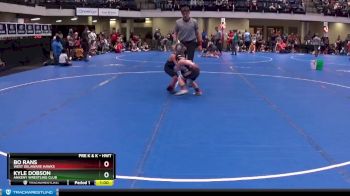 Round 2 - Bo Rans, West Delaware Hawks vs Kyle Dobson, Ankeny Wrestling Club