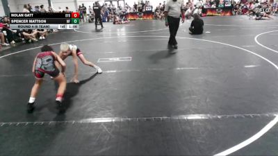 67 lbs Round 4 (6 Team) - Spencer Mattson, MF vs Nolan Gatt, Backyard Brawlers