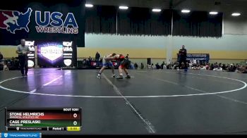 105 lbs Quarterfinal - Cage Preslaski, Wisconsin vs Stone Helmrichs, Immortal Athletics WC