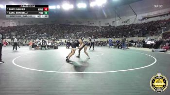 G6A-140 lbs Cons. Round 1 - Rilee Phillips, McAlester-Girls vs Carli Antonelli, Putnam City West-Girls