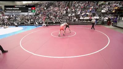 3A 150 lbs Cons. Round 1 - Logan Mcarthur, South Summit vs Hyrum Foster, Richfield