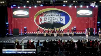 Flipping Out Tumbling - Hearts [2026 L2 Junior - D2 Day 2] 2026 Cheer Power Grand Nationals