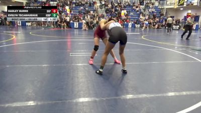 130 lbs Round Of 32 - Hadley Burns, Shippensburg vs Evelyn Tecanhuehue, Hempfield