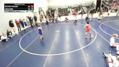 58-61 lbs Round 2 - Paxton Pitcher, Sanderson Wrestling Academy vs Javin Kirk, Team Prestige Wrestling