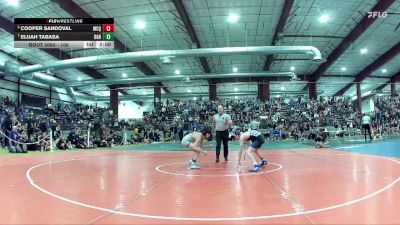 106 lbs Quarterfinal - Elijah Tabasa, Bishop Gorman HS vs Cooper Sandoval, Mcqueen