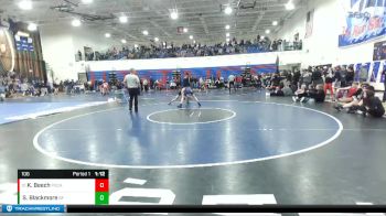 106 lbs Cons. Round 1 - Kiezer Beech, Pocatello vs Saber Blackmore, Bonners Ferry