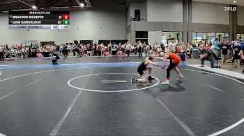 85 lbs Cons. Round 2 - Braxton Ricketts, Smoky Valley vs Liam Samuelson, Slyfox