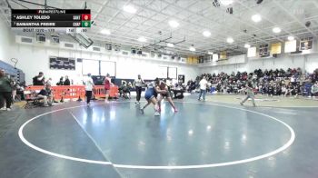 170 lbs Cons. Round 2 - Samantha Freire, Chaparral vs Ashley Toledo, Santiago (Corona)