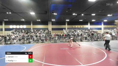 126 lbs Round Of 128 - Jackson Carson, Team So-Cal WC vs Joshua Huslig, Gold Rush Wr Ac