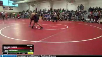 285 lbs Champ. Round 2 - Omar Hernandez, Center vs Tanner Musser, Meeker