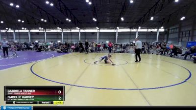 54-55 lbs Round 1 - Gabriela Tanner, Small Town Wrestling vs Isabelle Harvey, St. Maries Wrestling Club