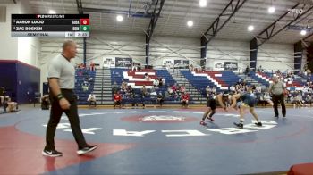 133 lbs Semifinal - Aaron Lucio, Southeastern vs Zac Bosken, Reinhardt University (ga)