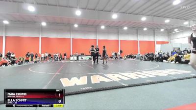 155 lbs Finals (2 Team) - Bella Mir, Iowa vs Cydney Bassett, Indiana Tech