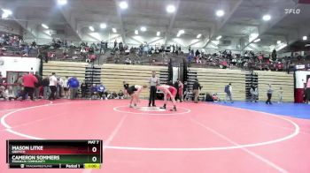 157 lbs 1st Place Match - Mason Litke, Griffith vs Cameron Sommers, Franklin Community