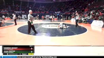 3A 138 lbs Cons. Round 2 - Warren Zeisset, Belleville (East) vs Evan Onstad, Gurnee (Warren)