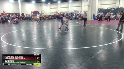 113 lbs Round 4 (6 Team) - Matthew Ireland, Florida Young Gunslingers vs Eli Dixon, S.E.O. Wrestling Club- Team Red