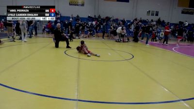 62 lbs Champ. Round 3 - Abel Pedraza, Suples Wrestling Club vs Lysle Camden English, Idaho