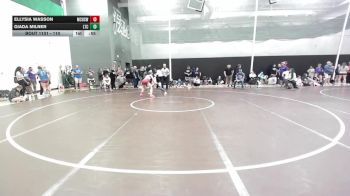 110 lbs Cons. Round 2 - Ellysia Wasson, McDonald County High School Wr vs Giada Milner, Leavenworth Takedown Club