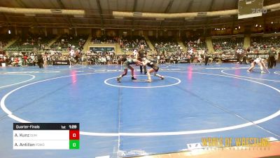 100 lbs Quarterfinal - Adriana Kunz, Summit Wrestling Academy vs Arianna Antillon, Pomona Elite