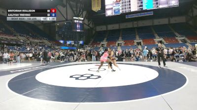 155 lbs Cons. Rd Of 16 - Britoriah Rollison, Ohio vs Aaliyah Trevino, Kansas