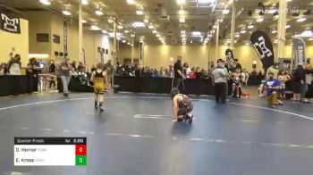 110 lbs Quarterfinal - Dallin Horner, Derry vs Easton Krasa, McGuffey