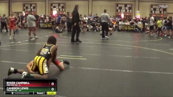 96 lbs Round 4 (6 Team) - Cameron Lewis, Triumph WC vs Ryker Campbell, Ride Out WC