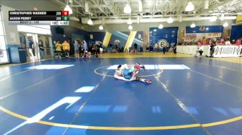 132 lbs Champ. Round 1 - Christopher Warner, Cardinal Gibbons vs Jaxon Perry, Riverdale Wrestling Club