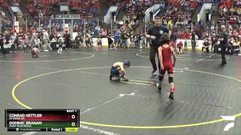 55 lbs Champ. Round 1 - Conrad Hettler, St Johns WC vs Dominic Branam, Sault Blue Devils