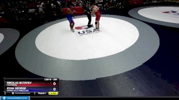 285 lbs Cons. Semi - Nikolas Butayev, California vs Ryan George, Spring Hills Wrestling