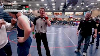 175 lbs Cons. Round 2 - Nicholas Fisher, Conroe Woodlands College Park vs Shelton Townsend, Tecumseh