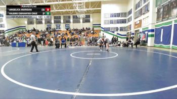 170 lbs 1st Place Match - Angelica Murguia, Steele Canyon vs Valerie Cervantes Cruz, San Pasqual