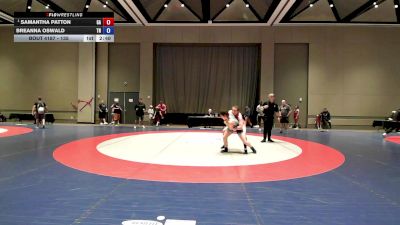 135 lbs Champ. Round 2 - Samantha Patton, GA vs Breanna Oswald, TN