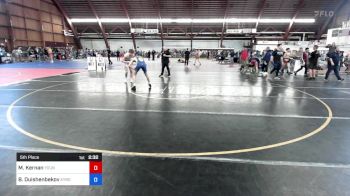 132A lbs 5th Place - Mason Kernan, Young Guns (Club) Bethel Park(school) vs Bakytbek Duishenbekov, Kyrgy