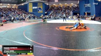 132 lbs Champ. Round 1 - Mason Comegys, McDonogh vs Ethan Shirk, Mercersburg Academy