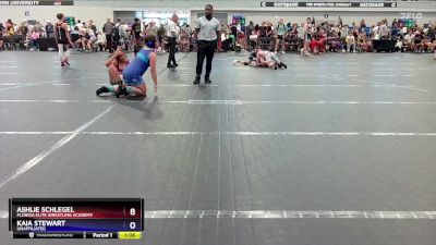 100 lbs Round 1 - Kaia Stewart, Unaffiliated vs Ashlie Schlegel, Florida Elite Wrestling Academy