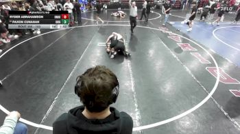 150 lbs Cons. Round 2 - Ryder Abrahamson, Omak vs Paxon Cunanan, University