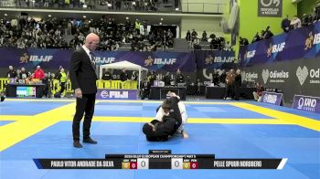 Pelle Spuur Nordberg vs Paulo Vitor Andrade Da Silva 2026 European Jiu-Jitsu IBJJF Championship