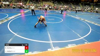 84 lbs Round Of 32 - Brody Ashley, Michigan West vs Levi Halbert, Nebraska Boyz