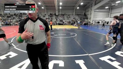 120 lbs Round Of 64 - Aiden Slimick, VA vs Cole Belden, VT
