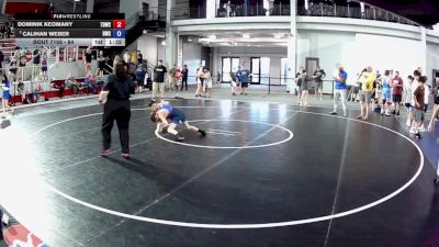 84 lbs Cons. Semis - Dominik Keomany, Team Donahoe Wrestling Club vs Calihan Weber, Demolition Wrestling Club