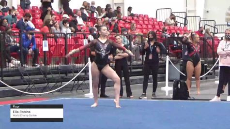 Ella Robins - Floor, World Champ Centre - 2021 Region 3 Women's Championships