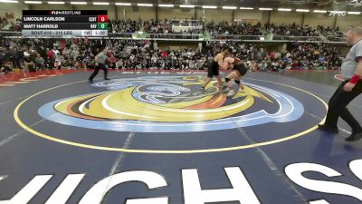 215 lbs Final - Lincoln Carlson, East Lyme/Norwich Tech vs Matt Harrold, Haverhill