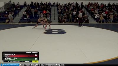 106 lbs Champ. Round 1 - Mason Box, Canyon vs Adrian Luna, South Torrance