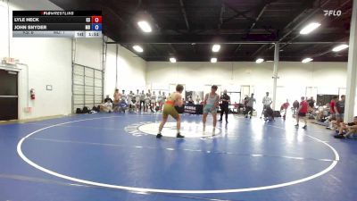 175 lbs Lyle Heck, Kansas vs John Snyder, Maryland