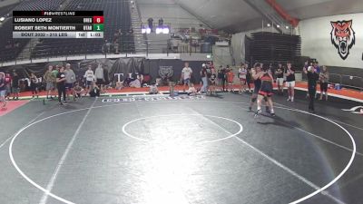 215 lbs Champ. Round 1 - Lusiano Lopez, Oregon vs Robert Seth Montierth, Utah